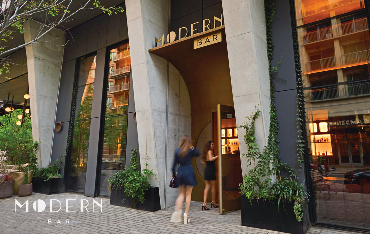 Modern Bar created by Urbanspace Development and Urbanspace Hospitality